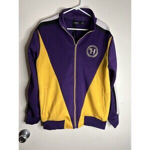 Hudson Outerwear 100% Authentic Crest Track Jacket Purple Mens Size Large